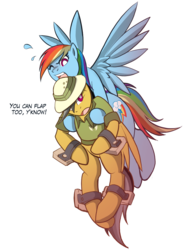 Size: 935x1200 | Tagged: safe, artist:scappo, daring do, rainbow dash, g4, flying, scene interpretation, shackles