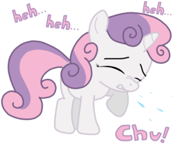 Size: 3000x2500 | Tagged: safe, artist:masterxtreme, sweetie belle, pony, unicorn, g4, cute, female, fetish, filly, foal, horn, simple background, sneezing, sneezing fetish, solo, transparent background