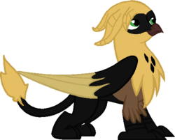 Size: 529x426 | Tagged: safe, artist:the_great_hunter, oc, oc only, griffon, solo