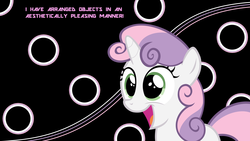 Size: 1920x1080 | Tagged: safe, artist:captainwigglesjr, sweetie belle, friendship is witchcraft, g4, female, solo, sweetie bot, wallpaper