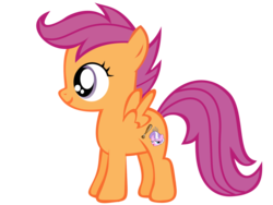 Size: 900x675 | Tagged: safe, diamond tiara, scootaloo, g4, baseball bat, cutie mark, female, simple background, solo, transparent background