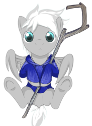 Size: 435x594 | Tagged: safe, artist:tarenest, oc, oc only, oc:zephyr wing, cosplay, jack frost, solo