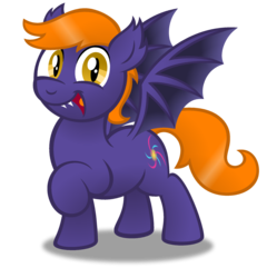 Size: 2155x2242 | Tagged: safe, artist:aleximusprime, oc, oc only, bat pony, pony, simple background, solo, transparent background