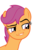 Size: 744x1052 | Tagged: safe, artist:thinkingwithsmile, scootaloo, g4, female, simple background, smirk, smugdash, solo, transparent background, vector