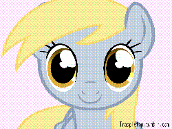 Size: 800x600 | Tagged: safe, artist:trappletop, derpy hooves, pegasus, pony, g4, animated, explicit source, female, lip bite, mare, solo