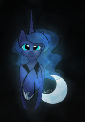 Size: 3487x5000 | Tagged: safe, artist:darkflame75, princess luna, g4, female, solo