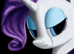 Size: 2392x1760 | Tagged: safe, artist:streamlinedpegasus, rarity, g4, crying, female, solo