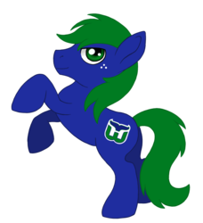 Size: 595x652 | Tagged: safe, artist:m0rganic, freckles, hockey, nhl, relocation, solo, whalers