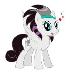 Size: 1667x1667 | Tagged: safe, artist:tempestwulf, oc, oc only, oc:sixtoh, pegasus, pony, heart, race swap, simple background, solo, transparent background