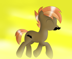 Size: 5500x4500 | Tagged: safe, artist:dbleki, button mash, earth pony, pony, g4, absurd resolution, button 'stache, colt, cutie mark, eyes closed, foal, hat, hooves, male, moustache, propeller hat, solo