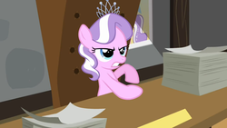 Size: 1366x768 | Tagged: safe, screencap, diamond tiara, g4, ponyville confidential, female, solo