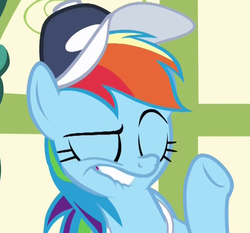 Size: 701x652 | Tagged: safe, rainbow dash, flight to the finish, g4, season 4, faic, female, solo