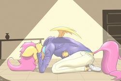 Size: 1280x853 | Tagged: safe, artist:mcnims, scootaloo, anthro, g4, crying, dark, female, sad, solo, story