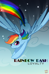 Size: 640x960 | Tagged: safe, artist:norang94, rainbow dash, g4, cloud, cloudy, female, sky, solo