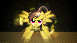 Size: 2560x1440 | Tagged: safe, artist:game-beatx14, artist:thatguy1945, daring do, pony, g4, female, solo, wallpaper