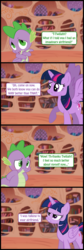 Size: 800x2370 | Tagged: safe, artist:dacowta, artist:demigod-spike, artist:flutterflyraptor, artist:foxymcflurry, artist:the smiling pony, spike, twilight sparkle, alicorn, pony, g4, comic, female, funny, imagination, mare, spikeabuse, twilight sparkle (alicorn)