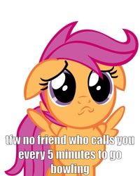 Size: 1926x2406 | Tagged: safe, scootaloo, g4, female, grand theft auto, gta iv, image macro, sad, solo, tfw