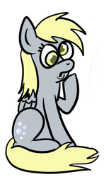 Size: 266x451 | Tagged: safe, artist:catfood-mcfly, derpy hooves, pegasus, pony, g4, female, incestria girls, mare, solo