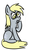 Size: 266x451 | Tagged: safe, artist:catfood-mcfly, derpy hooves, pegasus, pony, g4, female, incestria girls, mare, solo