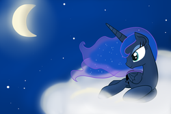 Size: 3582x2397 | Tagged: safe, artist:kaleysia, princess luna, g4, female, solo