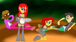 Size: 1280x712 | Tagged: safe, equestria girls, g4, female, group, male