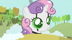 Size: 640x360 | Tagged: safe, artist:facelessjr, sweetie belle, pony, robot, robot pony, unicorn, friendship is witchcraft, g4, animated, derp, ear flick, female, filly, solo, sweetie bot, tub, water, youtube link