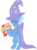 Size: 1859x2537 | Tagged: safe, artist:alkippe-mlp, trixie, pony, boast busters, g4, bipedal, female, flower, simple background, solo, transparent background, vector