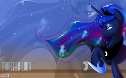 Size: 1440x900 | Tagged: safe, artist:skyart301, princess luna, g4, female, solo, wallpaper