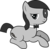 Size: 1678x1629 | Tagged: safe, artist:quanno3, oc, oc only, pony, arpaden, bowtie, monocle, ponified, rule 63, solo