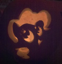 Size: 900x933 | Tagged: safe, artist:homfrog, pinkie pie, g4, female, halloween, holiday, jack-o-lantern, pumpkin, solo