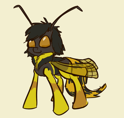 Size: 1327x1257 | Tagged: safe, artist:nobody, oc, oc only, oc:waspy, mothpony, original species, moth pony general, solo