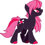 Size: 150x150 | Tagged: safe, artist:cloversplash, oc, oc only, earth pony, pony, animated, commission, solo