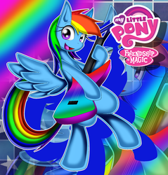 Size: 1653x1731 | Tagged: safe, artist:rougebat, rainbow dash, g4, female, guitar, pixiv, solo