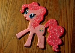 Size: 4273x3017 | Tagged: safe, artist:kapteeni-teepannu, pinkie pie, g4, cookie, female, food, irl, photo, solo