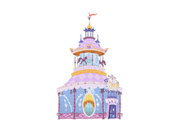 Size: 2794x2160 | Tagged: safe, artist:rofljay, g4, building, carousel boutique, no pony, simple background, white background