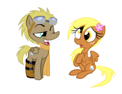 Size: 2085x1615 | Tagged: safe, artist:moostargazer, oc, oc only, oc:cloud, oc:windancer, offspring, parent:derpy hooves, parent:doctor whooves, parents:doctorderpy, siblings