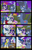 Size: 2000x3151 | Tagged: safe, artist:mlp-silver-quill, princess celestia, shining armor, twilight sparkle, oc, oc:clutterstep, alicorn, pony, comic:a princess' tears, g4, colt, comic, female, flashback, male, mare, scrunchy face, twilight sparkle (alicorn), younger