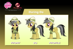 Size: 1087x734 | Tagged: safe, artist:flamingo1986, daring do, g4, art guide, female, solo