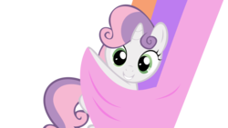 Size: 6830x3840 | Tagged: safe, artist:pyschedelicskooma, sweetie belle, g4, fabric, female, simple background, solo, transparent background, vector