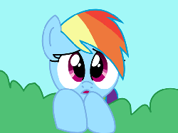 Size: 512x384 | Tagged: dead source, safe, artist:php38, rainbow dash, pony, daring don't, g4, animated, female, solo