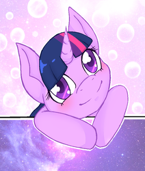 Size: 677x798 | Tagged: safe, artist:banrii, twilight sparkle, g4, cute, female, happy, head tilt, leaning, looking at you, smiling, solo, twiabetes