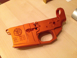 Size: 800x600 | Tagged: safe, applejack, g4, ar-15, customized toy, gun, gunified, irl, meta, my little arsenal, photo, rifle