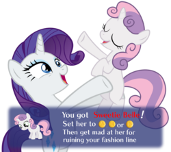 Size: 787x700 | Tagged: safe, artist:greaterlimit, artist:missbeigepony, rarity, sweetie belle, g4, simple background, the legend of zelda, transparent background, vector