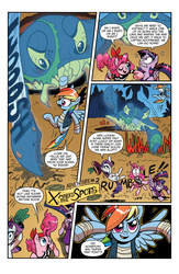 Size: 1040x1600 | Tagged: safe, idw, official comic, pinkie pie, rainbow dash, rarity, twilight sparkle, alicorn, pony, g4, spoiler:comic, spoiler:comic14, comic, female, idw advertisement, mane six, mare, pirate, preview, twilight sparkle (alicorn)