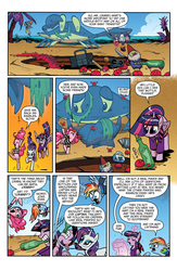 Size: 1040x1600 | Tagged: safe, idw, official comic, applejack, fluttershy, pinkie pie, rainbow dash, rarity, twilight sparkle, alicorn, pegasus, pony, unicorn, friendship is magic #14, g4, spoiler:comic, comic, female, idw advertisement, levitation, magic, mane six, mare, mouth hold, pirate, preview, telekinesis, twilight sparkle (alicorn)