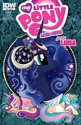 Size: 1400x2154 | Tagged: safe, artist:amy mebberson, idw, princess luna, g4, comic, cover, idw advertisement, preview