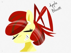 Size: 1024x768 | Tagged: safe, artist:supernoncutie, apple bloom, g4, female, solo