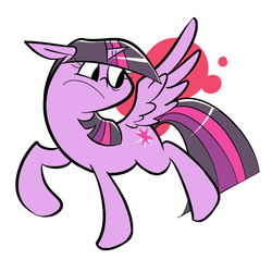 Size: 850x850 | Tagged: safe, artist:footsam, twilight sparkle, alicorn, pony, g4, female, mare, solo, twilight sparkle (alicorn)