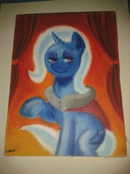Size: 960x1280 | Tagged: safe, artist:raph13th, trixie, pony, unicorn, g4, female, mare, solo, traditional art