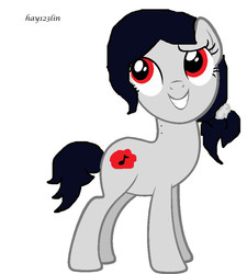 Size: 848x943 | Tagged: safe, artist:hay123lin, pony, adventure time, male, marceline, ponified, solo